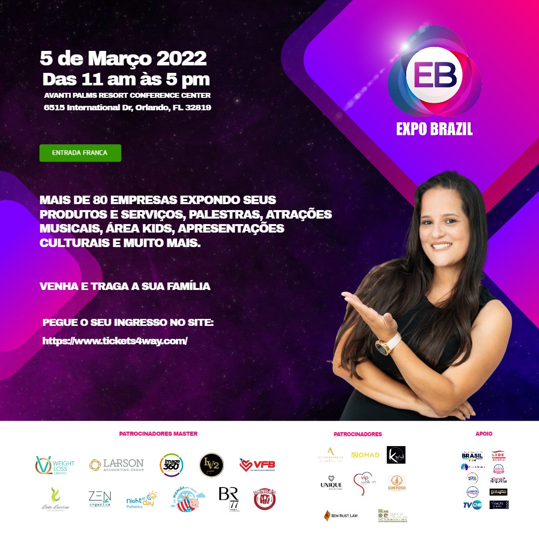 Brasileiros se juntam na maior Exposição de empresas brasileiras na Central Florida