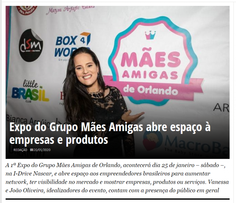 Expo do Grupo Mães Amigas abre espaço a empresas e produtos